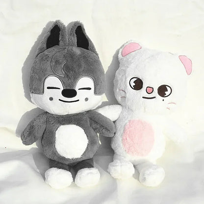50cm Kpop Skzoo Plush Toy Wolfchan Kawaii Cartoon Stuffed Animal Plushie Doll Large Size Kids Babies Sleeping Pillow Gift 2025