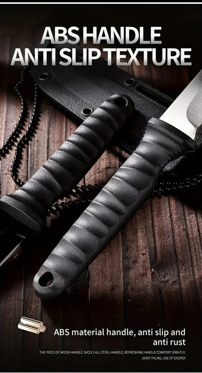 New Outdoor knife self-defense knife outdoor survival knife  high hardness one steel  portable mountaineering k