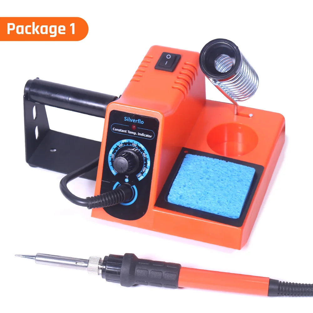Silverflo 960-I Soldering Station Mini Soldering Iron Station Welding Rework Station for BGA SMD PCB IC Repair ESD Safe