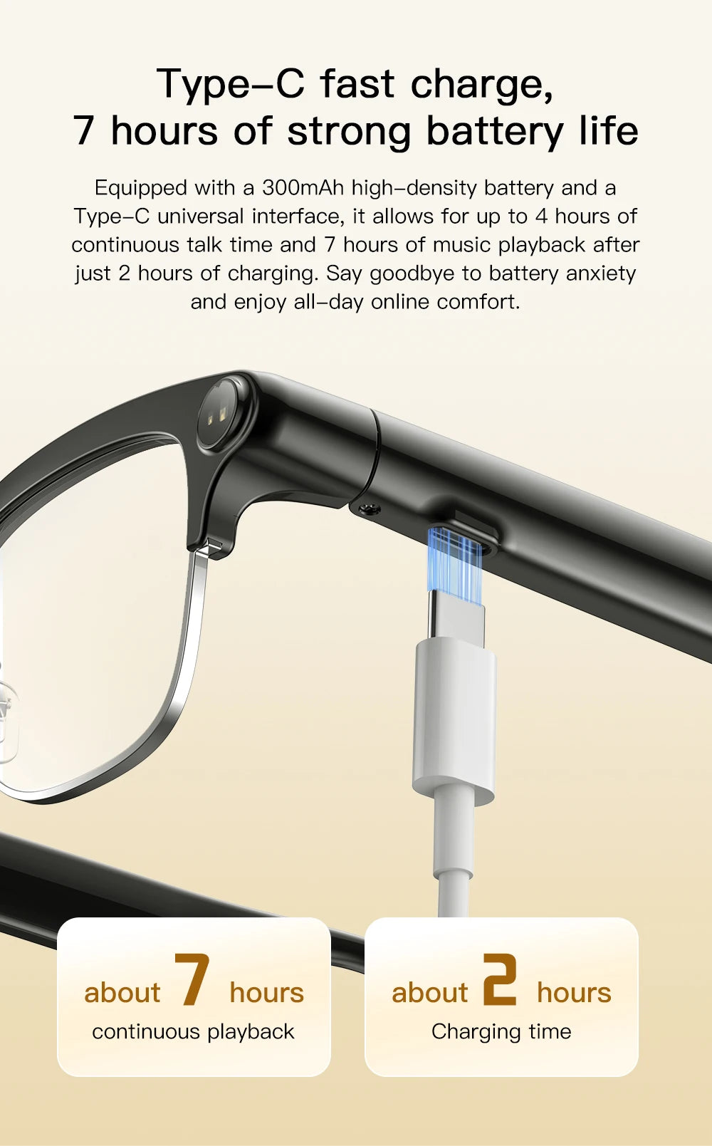 2026 New 8MP Ultra-Wide HD Camera Smart Glasses Video Record 4GB AI Photo Recognition BT Call Translation Voice Smart Glasses