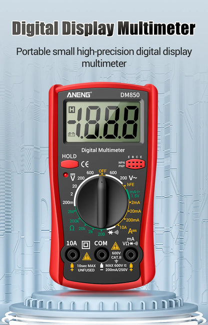 ANENG DM850 Automatic Digital Multimeter Professional Multimetro AC/DC Votage Tester 1999 Counts Ohm Ammeter Car Electric Tools
