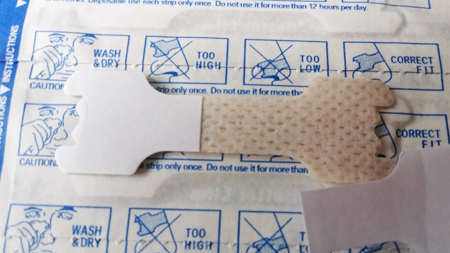 50PCS Breath Nasal Strips Right Aid Stop Snoring Nose Patch Good Sleeping Patch Product Easier Breath Random Pattern
