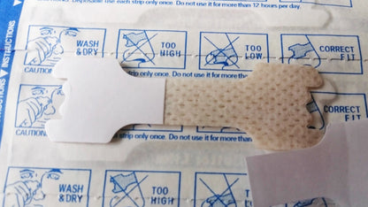50PCS Breath Nasal Strips Right Aid Stop Snoring Nose Patch Good Sleeping Patch Product Easier Breath Random Pattern