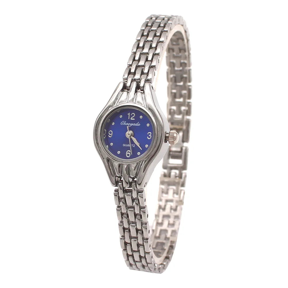 10pcs Women Bracelet Watch Golden Relojes Small Dial Quartz leisure Watch Popular Wristwatch Hour female ladies elegant watches