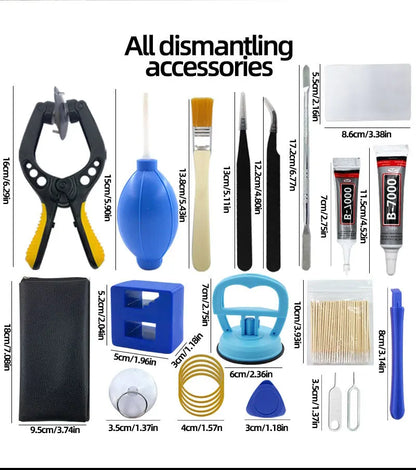 Mobile phone repair tool,screwdriver, tablet battery disassembly, screen opening, dust cleaning, disassembly set, small pentagon