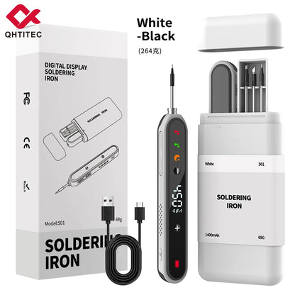 JCD USB Soldering Iron Portable 5V 15W built-in battery with Three-Level Temperature Control Wireless Mini Soldering Tools
