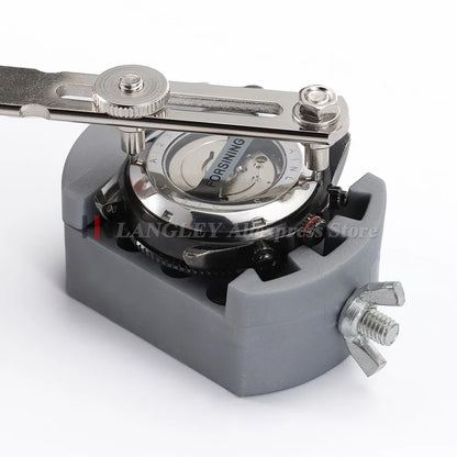 Watch Adjustable Opener Back Case Cover Press Closer Remover Fixing Holder Case Repair Watchmaker Tools movement Dial Fixer