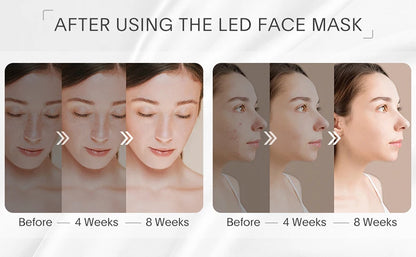 7 Colors Wireless Led Face Mask Therapy Photon USB Recharge Facial Mask For Anti Aging Skin Rejuvenation Skin Care Beauty Device
