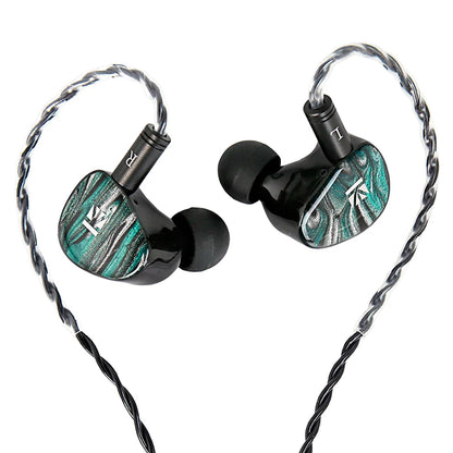 KBEAR Alkaid KB03 1DD+1BA+1Bone Conduction Hybrid IEM HiFi Earphones Beryllium-Coated Dynamic 3D Printed Resin Cavity Wired Headphones for Audiophile & Gaming