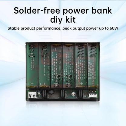5V9V12V Output Power Bank Box for Cellphone Power Storage Case Tablet Modem 6 x 18650 Battery UPS Uninterrupted Power Supply New