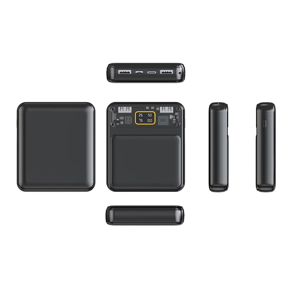 New DIY Power Bank Box 3x18650 Battery Charger Case Portable Fast Charging Case Solderless Power Bank Shell Batteries Charging