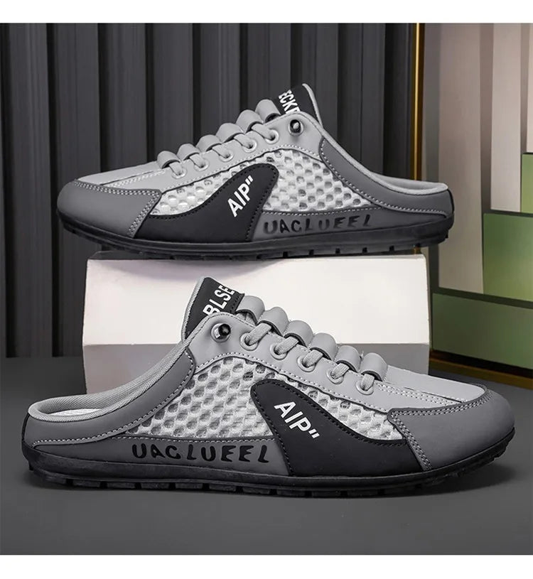Brand protection  new men's lightweight non-slip breathable wear-resistant running sports fashion versatile casual shoes