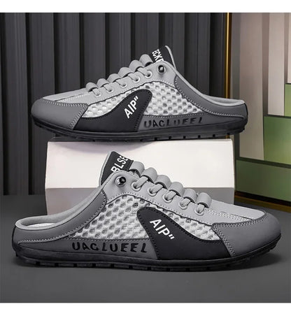 Brand protection  new men's lightweight non-slip breathable wear-resistant running sports fashion versatile casual shoes