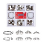 Dental Sectional Contoured Metal Matrices Matrix with Springclip No.1.330 Band Resin Clamping/Seperating Ring Dentist Tools