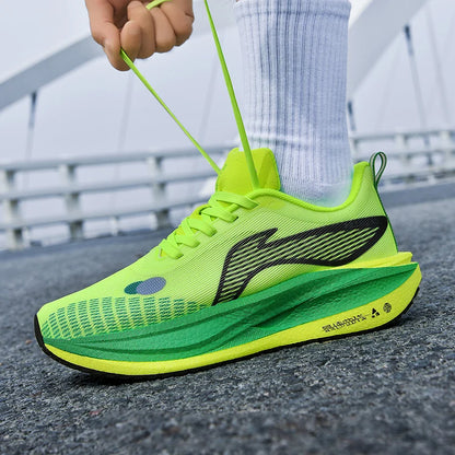 2026 New Men/women Carbon Plate Mesh Casual Sports Shoes, Breathable, Lightweight, Shock-Absorbing Running Sneakers
