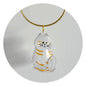 Transparent Dog Hair Storage Container Adorable Pet Keepsake Capsule Pendant With Key Ring for Pet Lovers DIY Memorial Keychain