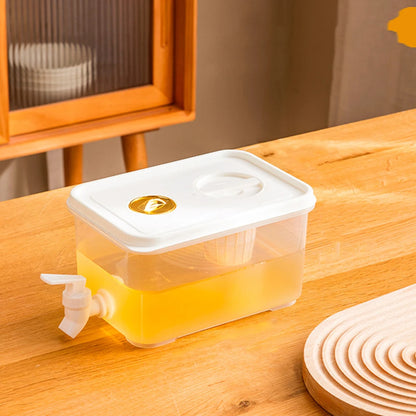3.5/5/10L High Temperature Resistance Fridge Drink Dispenser with Spigot with Lid Refrigerator Water Bottle  Cold Kettle