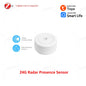 Zigbee 24G Mmwave Radar Presence Sensor Optional Temperature Humidity Brightness Motion Detector Work With Zigbee2mqtt TUYA Hub