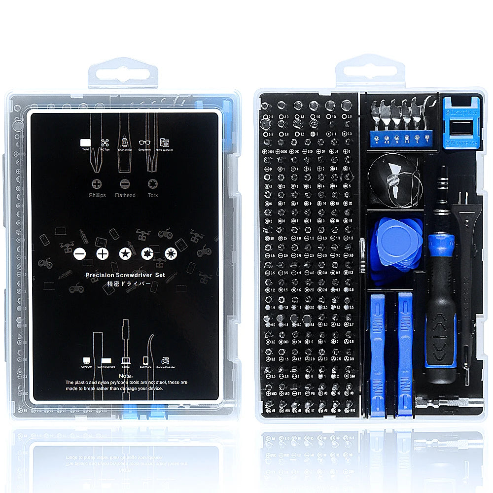 115/122/160 In 1 Precision Screwdriver Sets, Computer Repair Kit with Mini Wrench and Screw Remover,For Tablets,Watches,Iphones