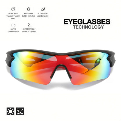Unisex Professional Polarized Sports Sunglasses UV400 Windproof Cycling Running Outdoor Activities Eyewear Cycling Goggle