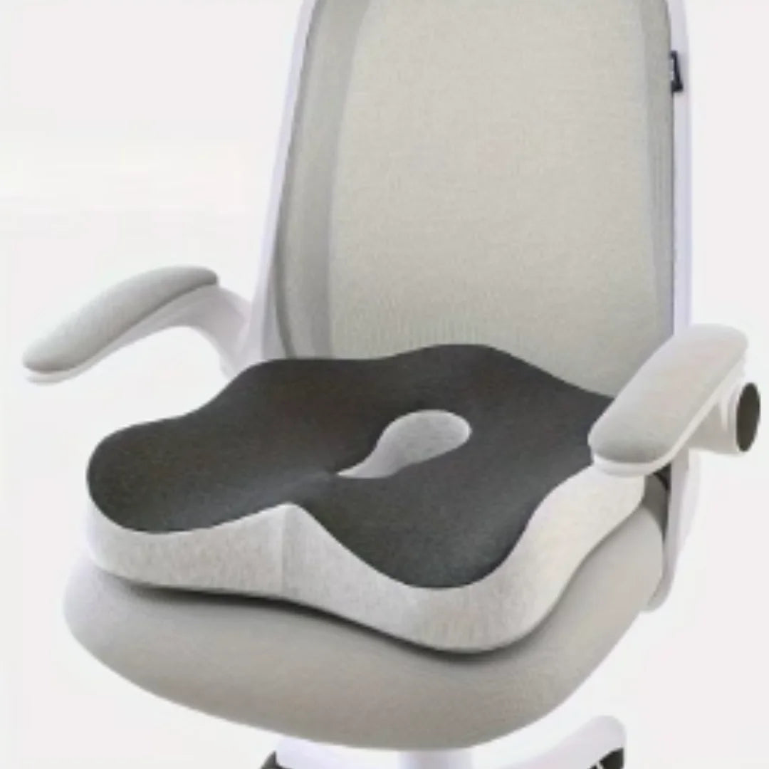 Breathable Memory Foam Cushion: Office/Student/Car, Spine Relief, Worry-Free Sitting, Skin-Friendly & Easy Clean