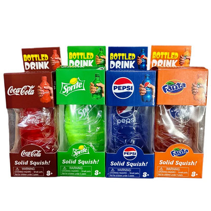 Soft NeeDoh Nice Cube Soda Bottle Ice Cube Squeeze Toy Sensory Stress Relief Anti Anxiety Fidget Toy Gift