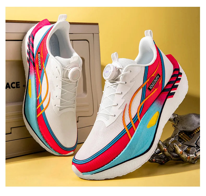 Running Shoes Professional Fitness Carbon Board Men's Sports Marathon Lightweight Women's Comfortable Non Slip Sports Shoes