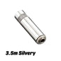 2/4/8Pc Gold-plated 3.5mm Stereo 3 Pole Female Plug Headphone Notebook Microphone Audio Interface Cable Connector