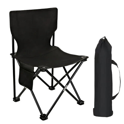 Outdoor Portable Folding Chair Foldable Car Super Durable Material, Integrated Storage Design Convenient to Comfort Camping Gear