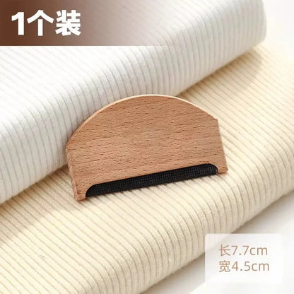 Wooden Epilator Sweater Clothes Shaver Fabric Clothes Sweater Lint Removers Manual Portable Wooden Lint Trimmer Comb Shaver