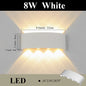 LED Wall Lamp AC110-265 IP65 Outdoor Waterproof Aluminum Wall Light Up Down luminous lighting Indoor  Stair Garden Sconce Light