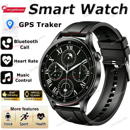 Watch 5 Pro for for Men Smart Watch Bluetooth Call Sports Fitness Men's Wristwatch Heart Rate Monitor Waterproof Smartwatch Hw12