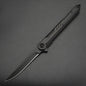 2025 NEW M390 Steel Feather Pattern Folding Knife Outdoor Camping Pocket Knife Portable Fruit Knife High Hardness Folding Knife