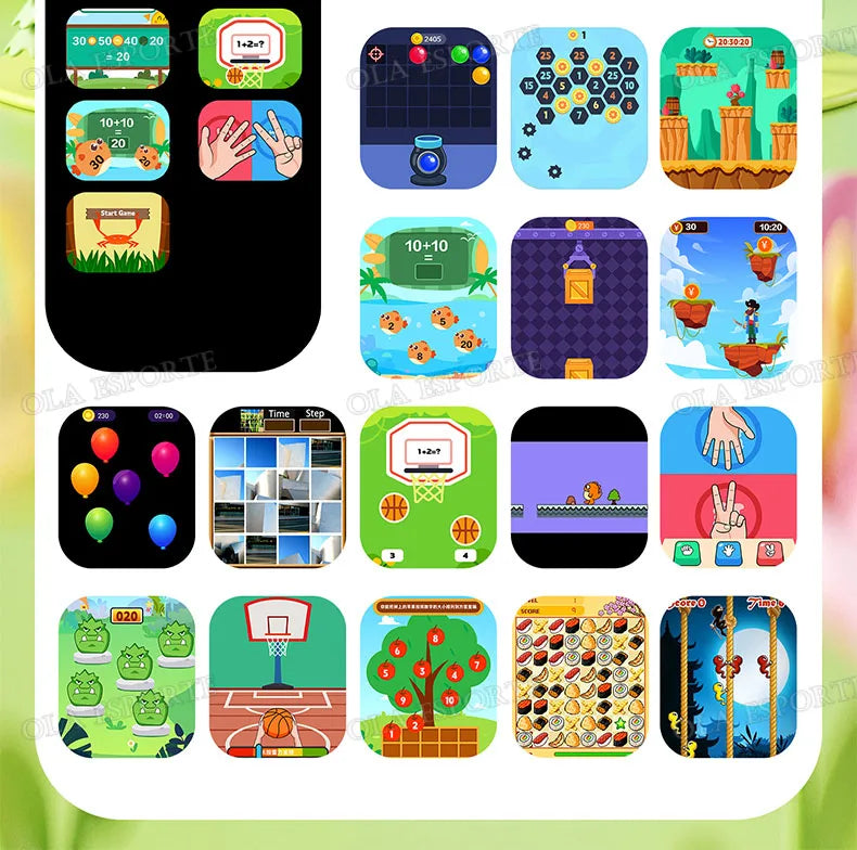 2026 Kids Games Smartwatch 1.83''HD Screen Camera 22 Interesting Games Sleep Monitor Alarm Clock Calculator Children Watch MA27