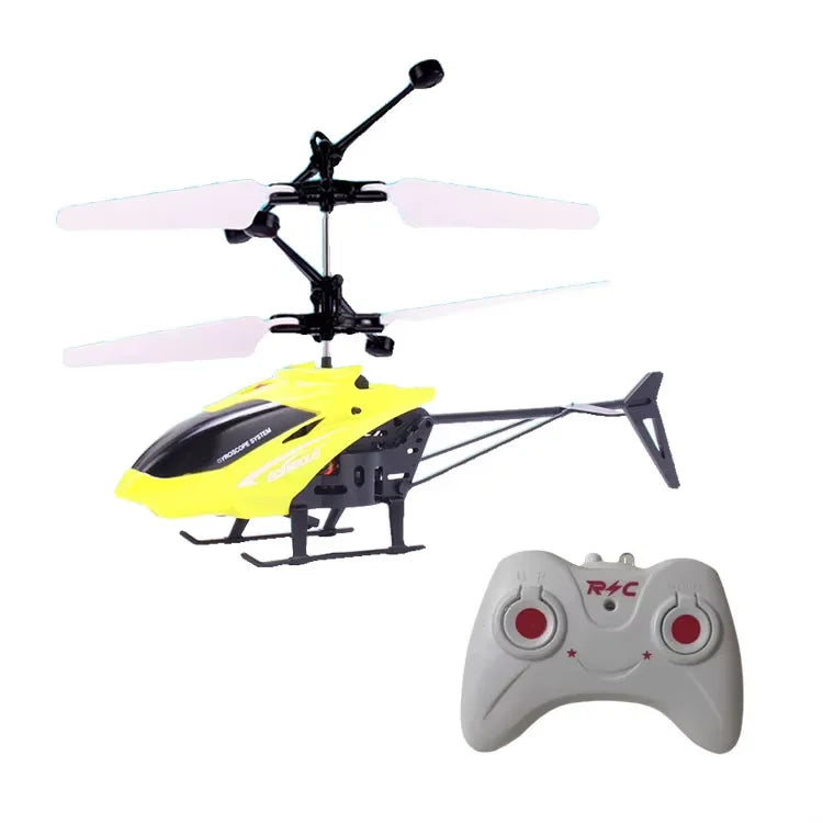 Rechargeable Mini Remote Control Helicopter Wireless Remote Control Infrared Induction Aircraft Children's Toy Aircraft Model