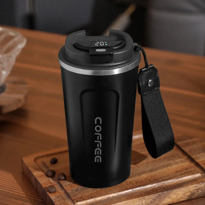 510ML Intelligent LED Temperature Display Stainless Steel Coffee Cup Temperature Measure Insulation Outdoor Car Portable Cup