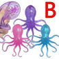 Push Bubble Squish Jellyfish Fidget Toy Super Solid Squish Stress Relief Squeeze Ball for Kids Adults Anxiety Sensory Toy Gift