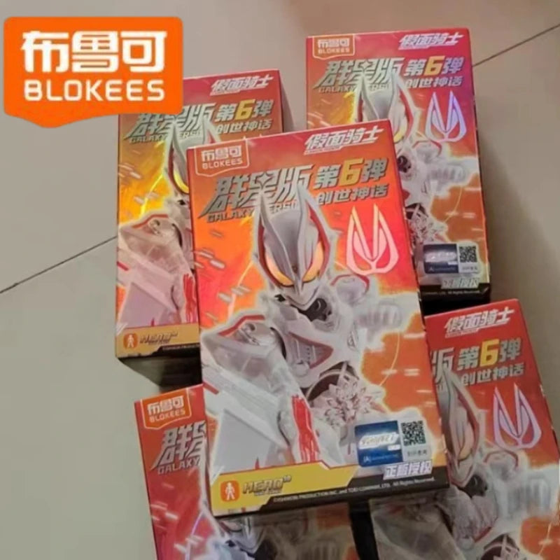 BLOKEES Genuine Kamen Rider Stars Edition 6th Figure Toy Anime Creative Joints Movable Assembly Action Figures Model Toy Gift