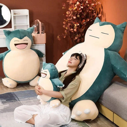200cm Giant Snorlax Plush Pokemon Plush Toys Kawaii Soft Snorlax Leather Shell Plushie NO Filling Pillow Gifts for Boys Girls