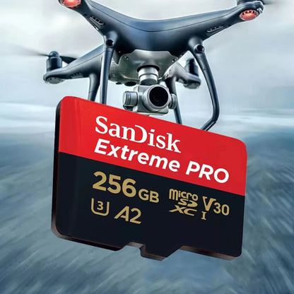 SanDisk High Speed TF Memory Card, A2 U3 V30 C10 100MB/s Portable Micro SD Card, with capacities ranging from 32GB to 512GB