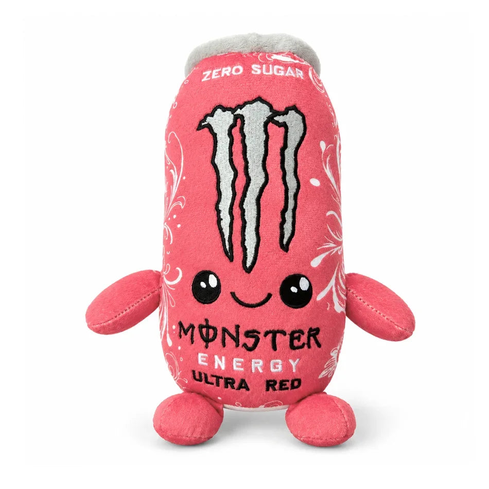 HOT- Monster Plush White Energy Drink Plush Toy Simulation Can Stuffed Doll Cute Soft Figure Decor Gift Friend Home Ornament