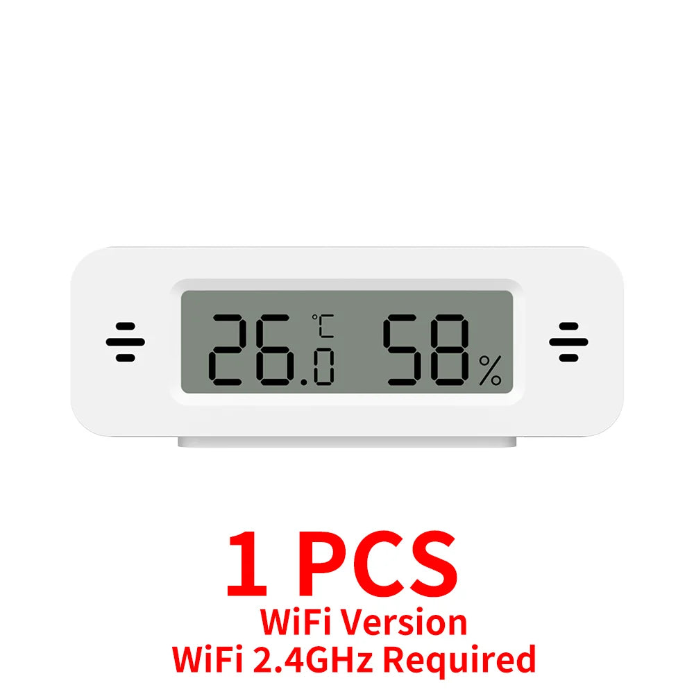 Tuya WiFi Zigbee Mini Temperature Humidity For Smart Home Thermometer Hygrometer APP Remote Work with Google Home Yandex Alexa