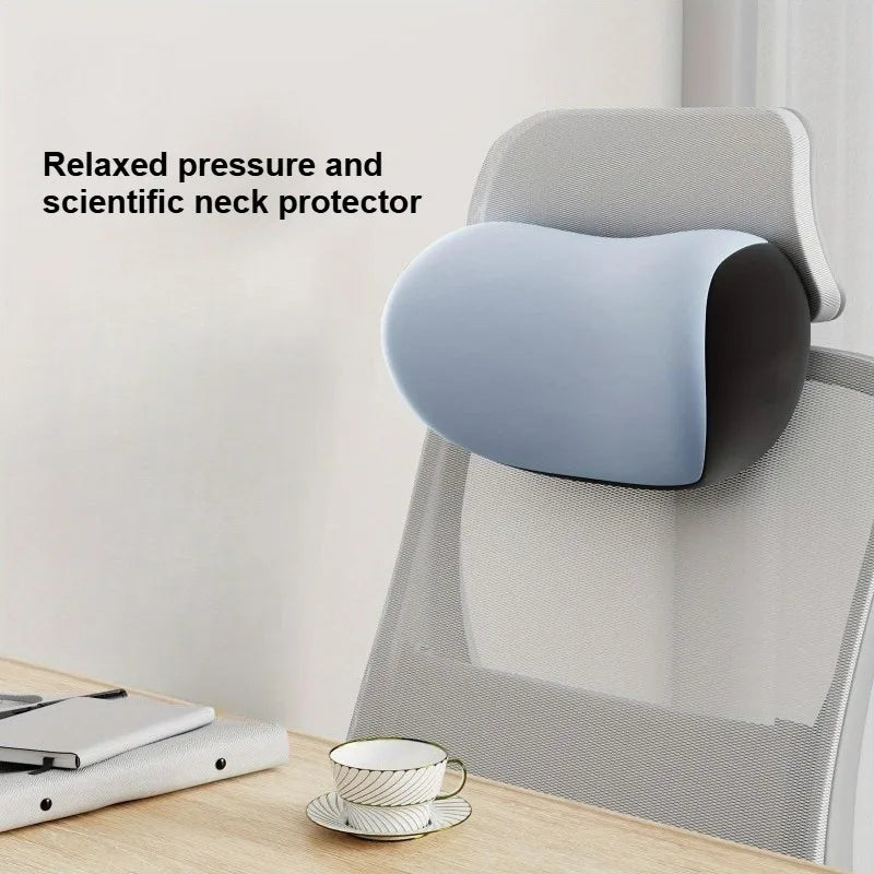 1pc Office gaming chair headrest and backrest neck pillow protect cervical spine and relieve stress