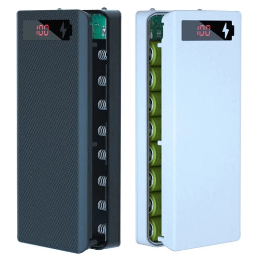 DIY Power Bank 18650 Battery Case Power Bank Battery Storage Box Powerbank Box Charger Shell Case 8X 10X 18650 Type C Interface