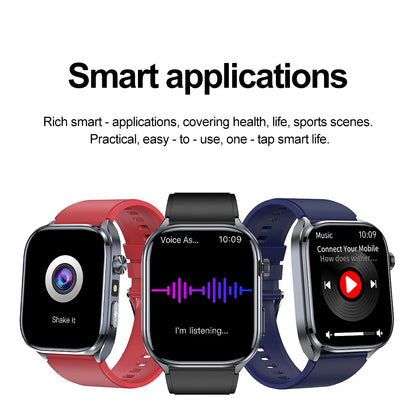 2026 New Non-Invasive Laser Treatment Three High Smart Watch  ECG+PPG Blood Fat Uric Acid Health Diagnosis Smart Watches For Man