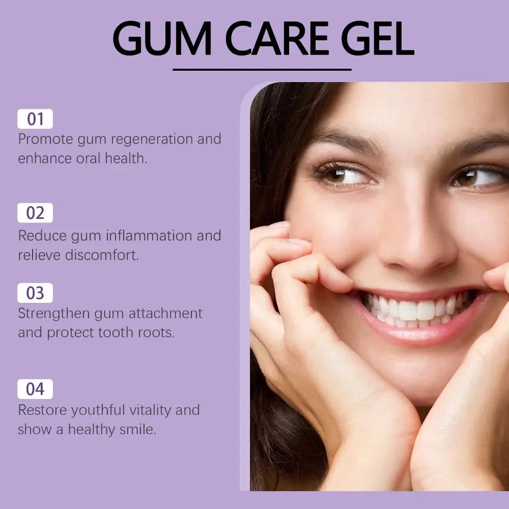 Damaged Gum Repair Care Gel Relieve Sore Gums Allergy Deep Cleaning Teeth Stains Tartar Serum Dental Caries Toothpaste