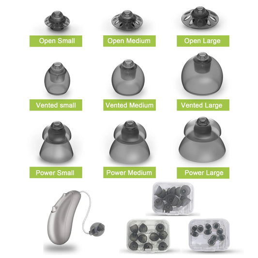 Hearing Aid Domes for Phonak Replacements,Phonak hearing aid 4.0 Domes 10pcs, Universal Domes for Phonak-Unitron RIC Hearing aid