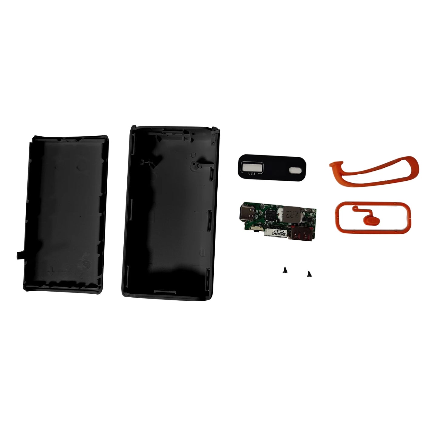 DIY Welded Shell 2*21700 Battery Holder Power Bank Case USB Type C Mobile Phone Charger 21700 Battery Storage Box For Smartphone