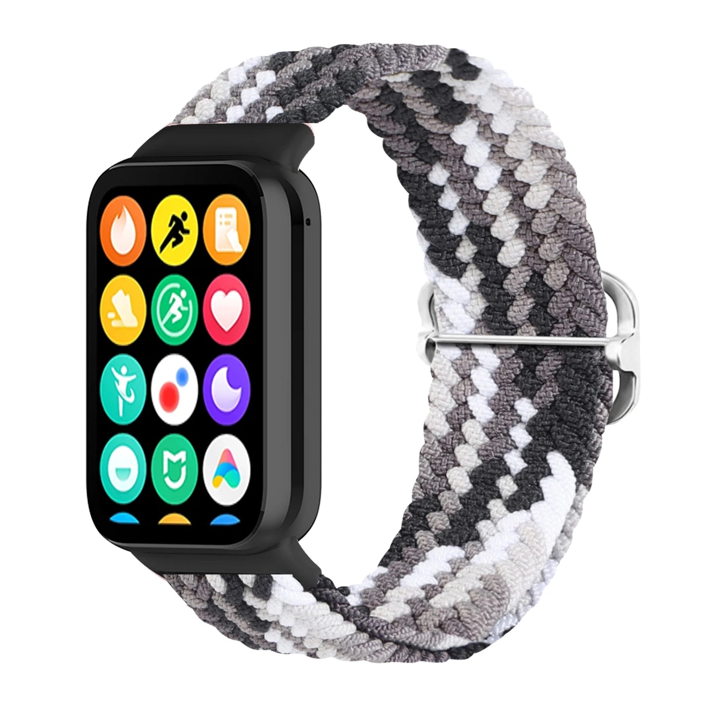 do paska Redmi Watch 4 Akcesoria Regulowany sportowy elastyczny nylonowy pleciony zamienny pasek correa bransoletka Miband 8 pro band