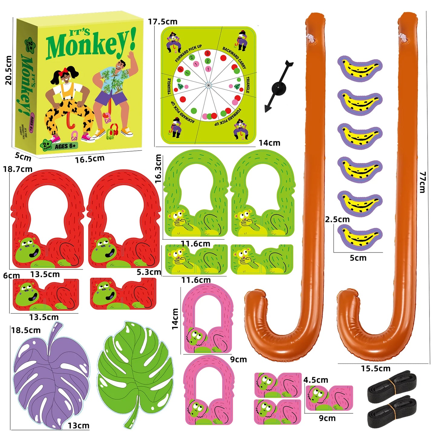 Novelty Monkey Party Game Funny Interactive Table Game Adult Gag Present for Christmas Thanksgiving Girls Night Birthday